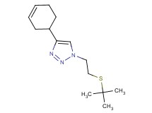 1-[2-(tert-butylthio)ethyl]-4-cyclohex-3-en-1-yl-1H-1,2,3-triazole