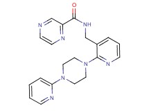 N-({2-[4-(2-pyridinyl)-1-piperazinyl]-3-pyridinyl}methyl)-2-pyrazinecarboxamide