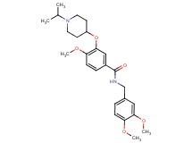 N-(3,4-dimethoxybenzyl)-3-[(1-isopropyl-4-piperidinyl)oxy]-4-methoxybenzamide