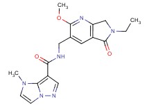 N-[(6-ethyl-2-methoxy-5-oxo-6,7-dihydro-5H-pyrrolo[3,4-b]pyridin-3-yl)methyl]-1-methyl-1H-imidazo[1,2-b]pyrazole-7-carboxamide
