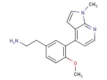2-[4-methoxy-3-(1-methyl-1H-pyrrolo[2,3-b]pyridin-4-yl)phenyl]ethanamine