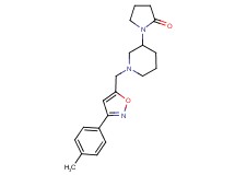 1-(1-{[3-(4-methylphenyl)isoxazol-5-yl]methyl}piperidin-3-yl)pyrrolidin-2-one