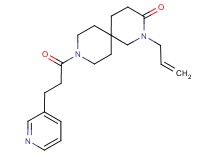 2-allyl-9-(3-pyridin-3-ylpropanoyl)-2,9-diazaspiro[5.5]undecan-3-one
