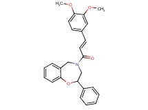 4-[(2E)-3-(3,4-dimethoxyphenyl)-2-propenoyl]-2-phenyl-2,3,4,5-tetrahydro-1,4-benzoxazepine