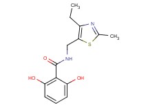 N-[(4-ethyl-2-methyl-1,3-thiazol-5-yl)methyl]-2,6-dihydroxybenzamide