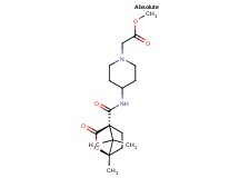 methyl [4-({[(1R,4S)-1,7,7-trimethyl-3-oxo-2-oxabicyclo[2.2.1]hept-4-yl]carbonyl}amino)piperidin-1-yl]acetate