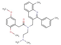2-(2,5-dimethoxyphenyl)-N-[2-(dimethylamino)ethyl]-N-{[8-methyl-2-(3-methylphenyl)-3-quinolinyl]methyl}acetamide