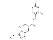 2-(2,4-dichlorophenoxy)-N-ethyl-N-[(5-ethyl-1,3,4-oxadiazol-2-yl)methyl]acetamide