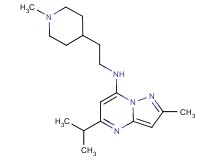5-isopropyl-2-methyl-N-[2-(1-methyl-4-piperidinyl)ethyl]pyrazolo[1,5-a]pyrimidin-7-amine