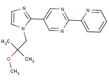 5-[1-(2-methoxy-2-methylpropyl)-1H-imidazol-2-yl]-2-pyridin-2-ylpyrimidine