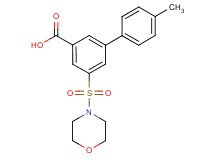 4'-methyl-5-(morpholin-4-ylsulfonyl)biphenyl-3-carboxylic acid