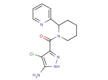 4-chloro-3-[(2-pyridin-2-ylpiperidin-1-yl)carbonyl]-1H-pyrazol-5-amine