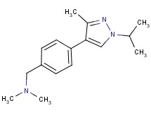 1-[4-(1-isopropyl-3-methyl-1H-pyrazol-4-yl)phenyl]-N,N-dimethylmethanamine