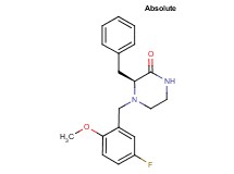 (3S)-3-benzyl-4-(5-fluoro-2-methoxybenzyl)piperazin-2-one