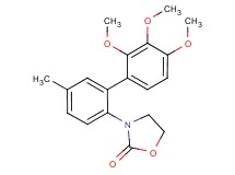 3-(2',3',4'-trimethoxy-5-methylbiphenyl-2-yl)-1,3-oxazolidin-2-one