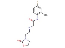 N-(4-fluoro-2-methylphenyl)-2-{[2-(2-oxo-1,3-oxazolidin-3-yl)ethyl]amino}acetamide