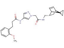 3-(2-methoxyphenyl)-N-[1-(2-oxo-2-{[(1R*,2S*,4S*)-spiro[bicyclo[2.2.1]heptane-7,1'-cyclopropane]-5-en-2-ylmethyl]amino}ethyl)-1H-pyrazol-4-yl]propanamide
