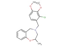 4-(2-chloro-3,4-dimethoxybenzyl)-2-methyl-2,3,4,5-tetrahydro-1,4-benzoxazepine
