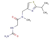 N~2~-(aminocarbonyl)-N~1~-[(2-isopropyl-1,3-thiazol-4-yl)methyl]-N~1~-methylglycinamide