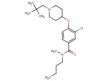 N-butyl-3-chloro-4-{[1-(2,2-dimethylpropyl)-4-piperidinyl]oxy}-N-methylbenzamide