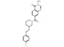 7-({3-[2-(4-fluorophenyl)ethyl]-1-piperidinyl}carbonyl)-3-methyl-4(3H)-quinazolinone