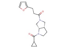 (3aS,6aS)-1-(cyclopropylcarbonyl)-5-[3-(2-furyl)propanoyl]octahydropyrrolo[3,4-b]pyrrole