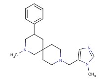 2-methyl-9-[(1-methyl-1H-imidazol-5-yl)methyl]-4-phenyl-2,9-diazaspiro[5.5]undecane