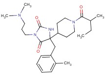 3-[3-(dimethylamino)propyl]-5-(2-methylbenzyl)-5-[1-(2-methylbutanoyl)-4-piperidinyl]-2,4-imidazolidinedione