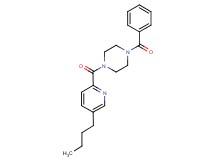 1-benzoyl-4-[(5-butylpyridin-2-yl)carbonyl]piperazine