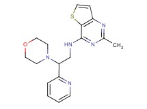 2-methyl-N-(2-morpholin-4-yl-2-pyridin-2-ylethyl)thieno[3,2-d]pyrimidin-4-amine