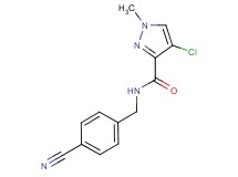 4-chloro-N-(4-cyanobenzyl)-1-methyl-1H-pyrazole-3-carboxamide