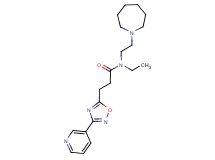N-(2-azepan-1-ylethyl)-N-ethyl-3-(3-pyridin-3-yl-1,2,4-oxadiazol-5-yl)propanamide