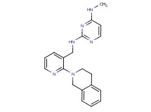 N~2~-{[2-(3,4-dihydroisoquinolin-2(1H)-yl)pyridin-3-yl]methyl}-N~4~-methylpyrimidine-2,4-diamine