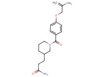 3-(1-{4-[(2-methylprop-2-en-1-yl)oxy]benzoyl}piperidin-3-yl)propanamide