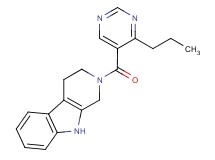 2-[(4-propylpyrimidin-5-yl)carbonyl]-2,3,4,9-tetrahydro-1H-beta-carboline