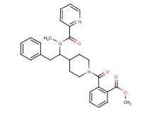 methyl 2-[(4-{1-[methyl(2-pyridinylcarbonyl)amino]-2-phenylethyl}-1-piperidinyl)carbonyl]benzoate