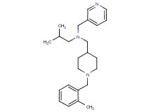 2-methyl-N-{[1-(2-methylbenzyl)-4-piperidinyl]methyl}-N-(3-pyridinylmethyl)-1-propanamine
