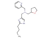 1-(2-butyl-1H-imidazol-4-yl)-N-(pyridin-2-ylmethyl)-N-(tetrahydrofuran-2-ylmethyl)methanamine