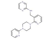N-({2-[4-(2-pyridinyl)-1-piperazinyl]-3-pyridinyl}methyl)-2-pyrazinamine