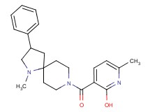 6-methyl-3-[(1-methyl-3-phenyl-1,8-diazaspiro[4.5]dec-8-yl)carbonyl]-2-pyridinol