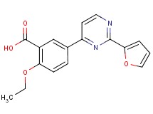 2-ethoxy-5-[2-(2-furyl)pyrimidin-4-yl]benzoic acid