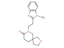 7-[2-(1-methyl-1H-benzimidazol-2-yl)ethyl]-2-oxa-7-azaspiro[4.5]decan-8-one