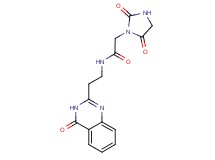 2-(2,5-dioxo-1-imidazolidinyl)-N-[2-(4-oxo-3,4-dihydro-2-quinazolinyl)ethyl]acetamide