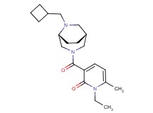 3-{[(1R*,5R*)-6-(cyclobutylmethyl)-3,6-diazabicyclo[3.2.2]non-3-yl]carbonyl}-1-ethyl-6-methyl-2(1H)-pyridinone