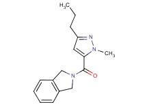 2-[(1-methyl-3-propyl-1H-pyrazol-5-yl)carbonyl]isoindoline