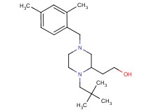 2-[4-(2,4-dimethylbenzyl)-1-(2,2-dimethylpropyl)-2-piperazinyl]ethanol