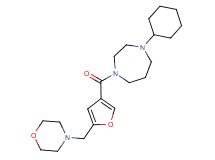 1-cyclohexyl-4-[5-(4-morpholinylmethyl)-3-furoyl]-1,4-diazepane