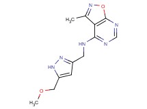 N-{[5-(methoxymethyl)-1H-pyrazol-3-yl]methyl}-3-methylisoxazolo[5,4-d]pyrimidin-4-amine