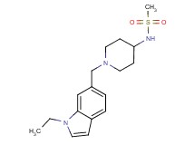 N-{1-[(1-ethyl-1H-indol-6-yl)methyl]-4-piperidinyl}methanesulfonamide