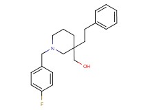 [1-(4-fluorobenzyl)-3-(2-phenylethyl)-3-piperidinyl]methanol